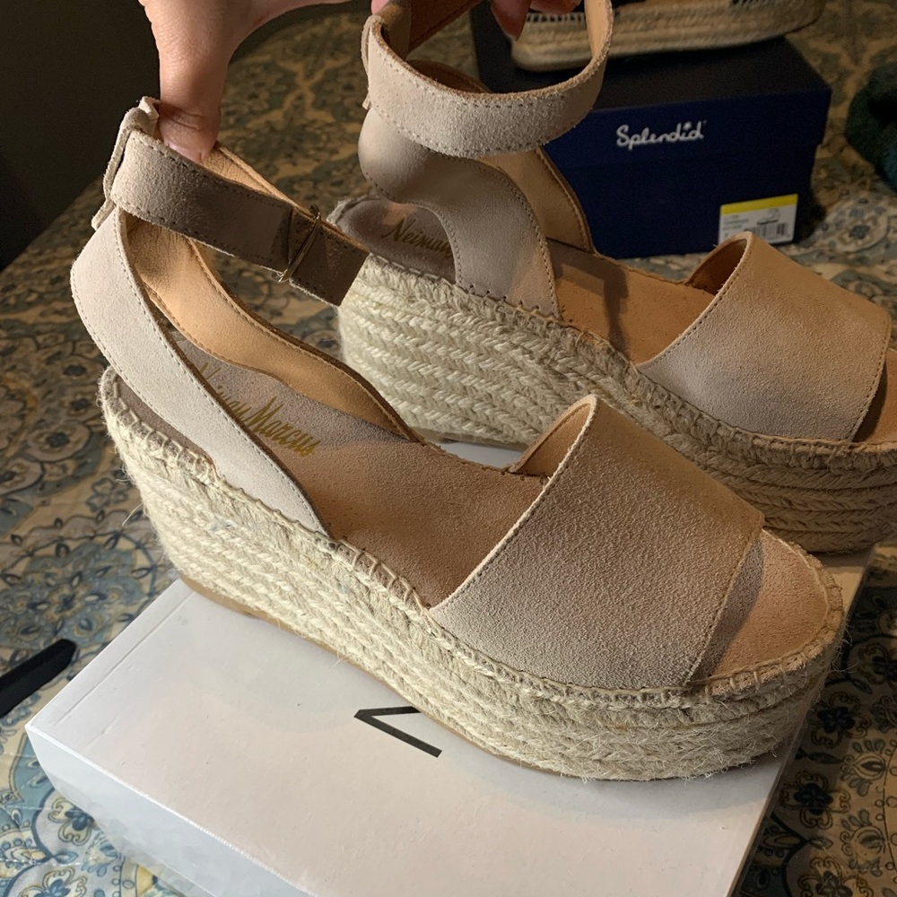 Nude Platform Espadrilles